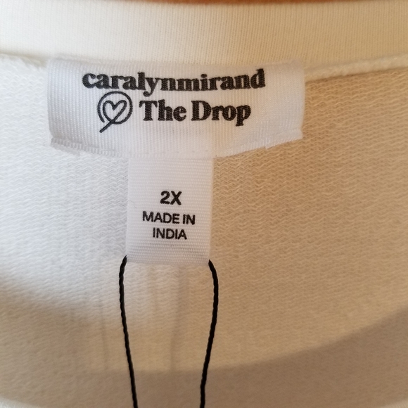 Caralyn Mirand The Drop Ivory Puff Long Sleeve Top NWT - Picture 10 of 13